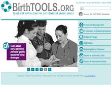 Tablet Screenshot of birthtools.org